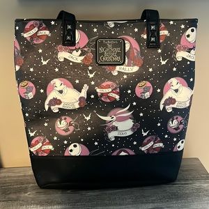 Nightmare Before Christmas faux leather tote